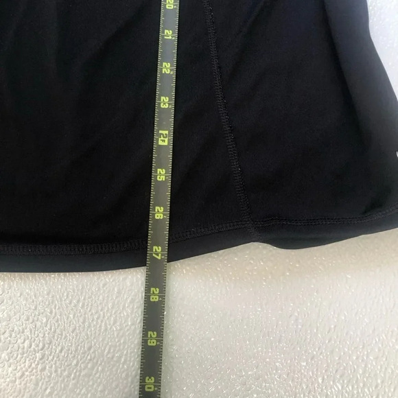 Danskin Now Black Short Sleeve Activewear Top with Strappy Open Back - Picture 10 of 11